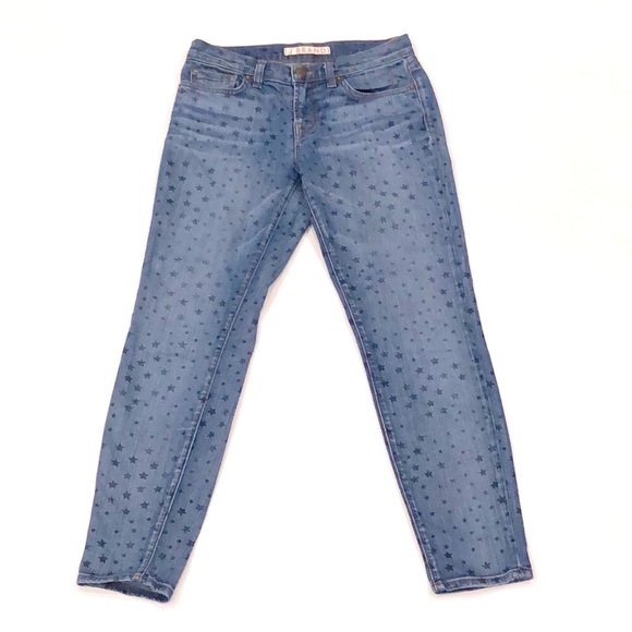 J Brand Vin Star Capri Skinny Jeans - Picture 1 of 9